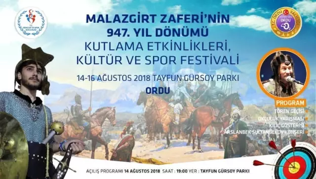 Malazgirt Zaferi Ordu'da Dolu Dolu Yaşanacak
