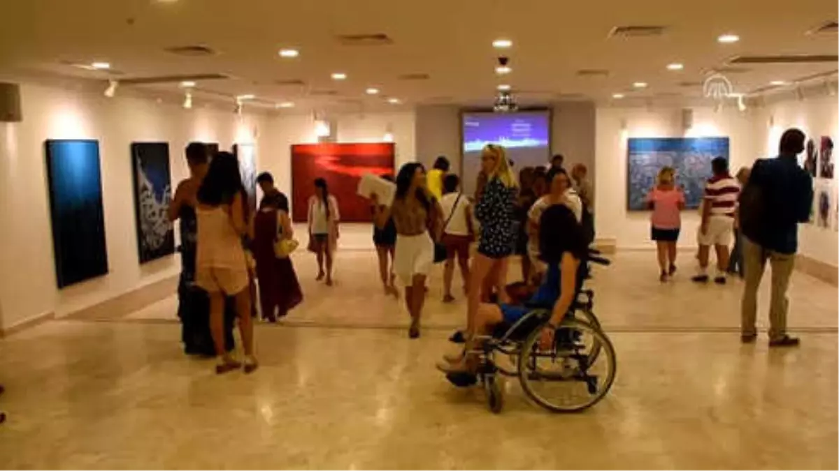 Bodrum'da '3 Erbil 3 Bakış' Resim Sergisi