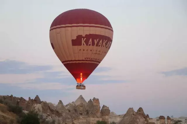 Kapadokya'da Sıcak Hava Balon Turlarında Turist Sayısı Yüzde 50 Arttı