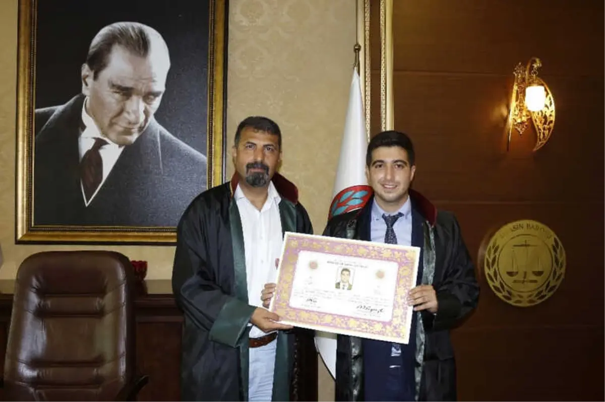 Stajini Tamamlayan Avukat Cubbe Giyip Yemin Etti Mersin