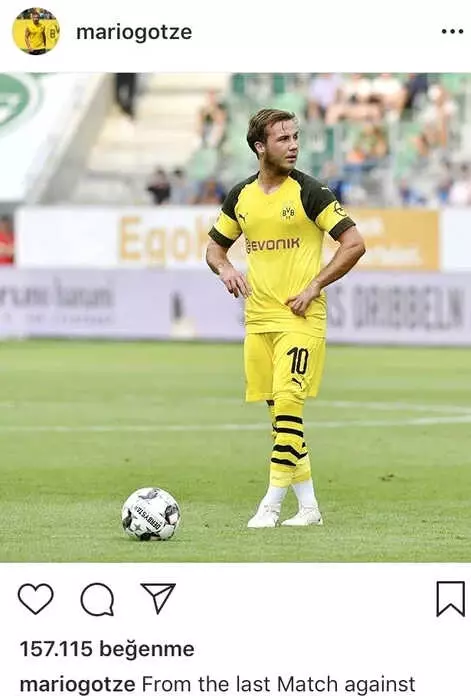 Beşiktaşlı Taraftarlar, Mario Götze'yi Mesaj Yağmuruna Tuttu: Bize Gel Beşiktaşlı Taraftarlar, Mario Götze'yi Mesaj Yağmuruna Tuttu: Bize Gel