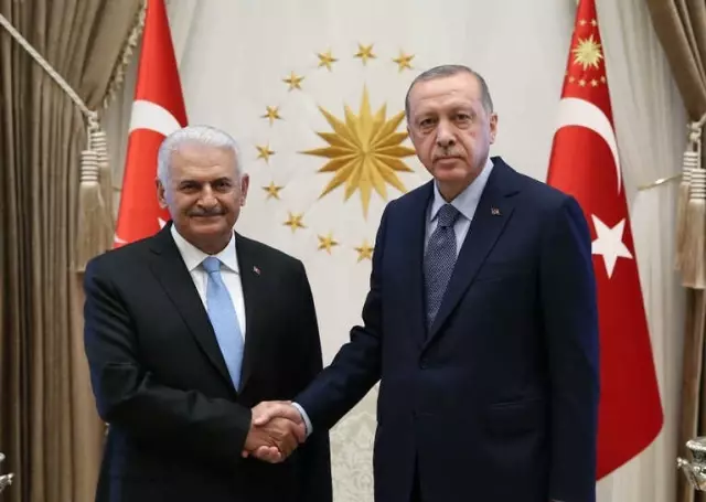Cumhurbaşkanı Erdoğan Binali Yıldırım'ı Kabul Etti