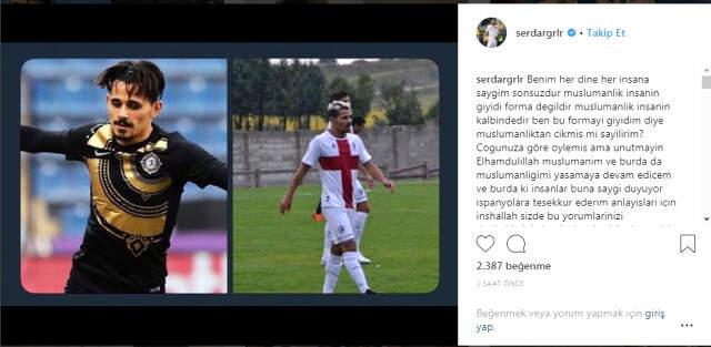 Serdar Gürler, Giydiği Formayı Eleştirenlere Yanıt Verdi