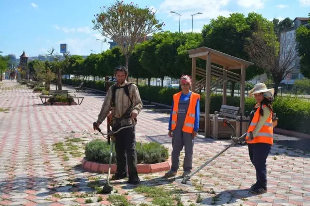 Gülüç'e Bayanların Eli Değdi