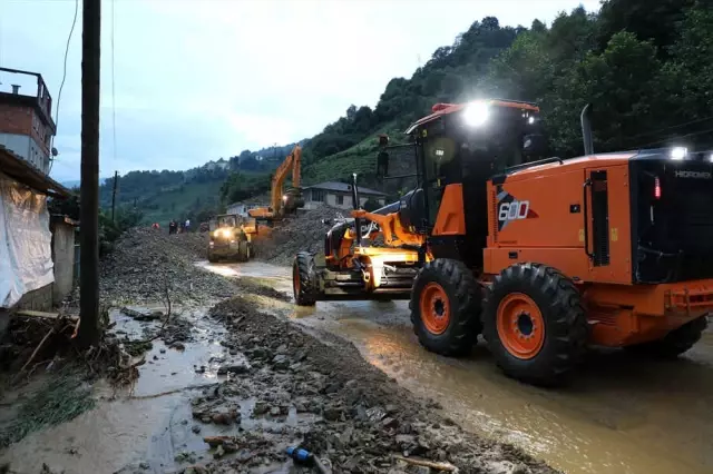 Rize'deki Şiddetli Yağış