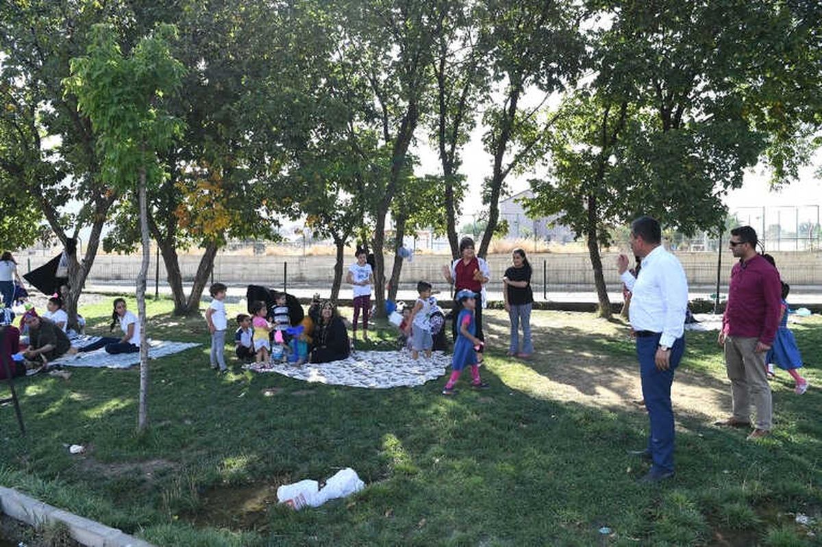 Başkan Asya, Göletli Park'ta İncelemelerde Bulundu