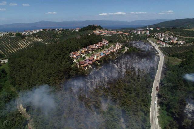 Son Dakika! Bursa'daki Yangın Kontrol Altına Alındı