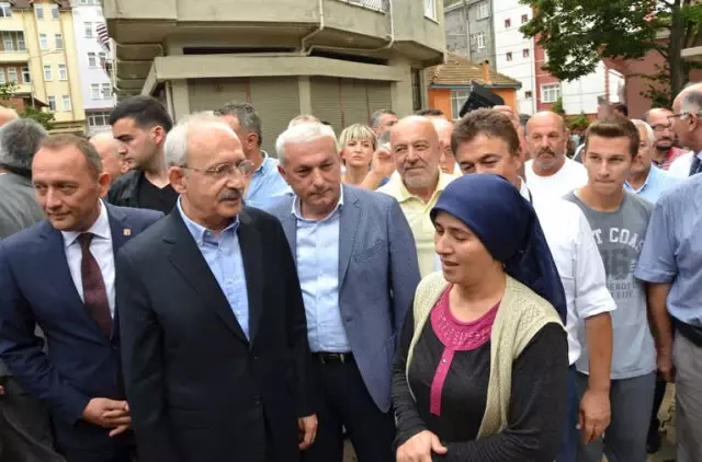 Kılıçdaroğlu, Fatsa'da Sel Bölgesinde