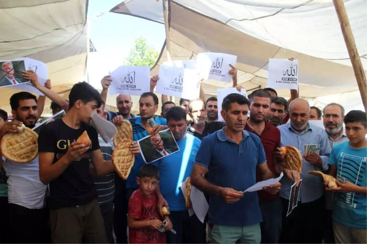 Siverek Semt Pazarı Esnaflarından ABD'ye Dolar Protestosu