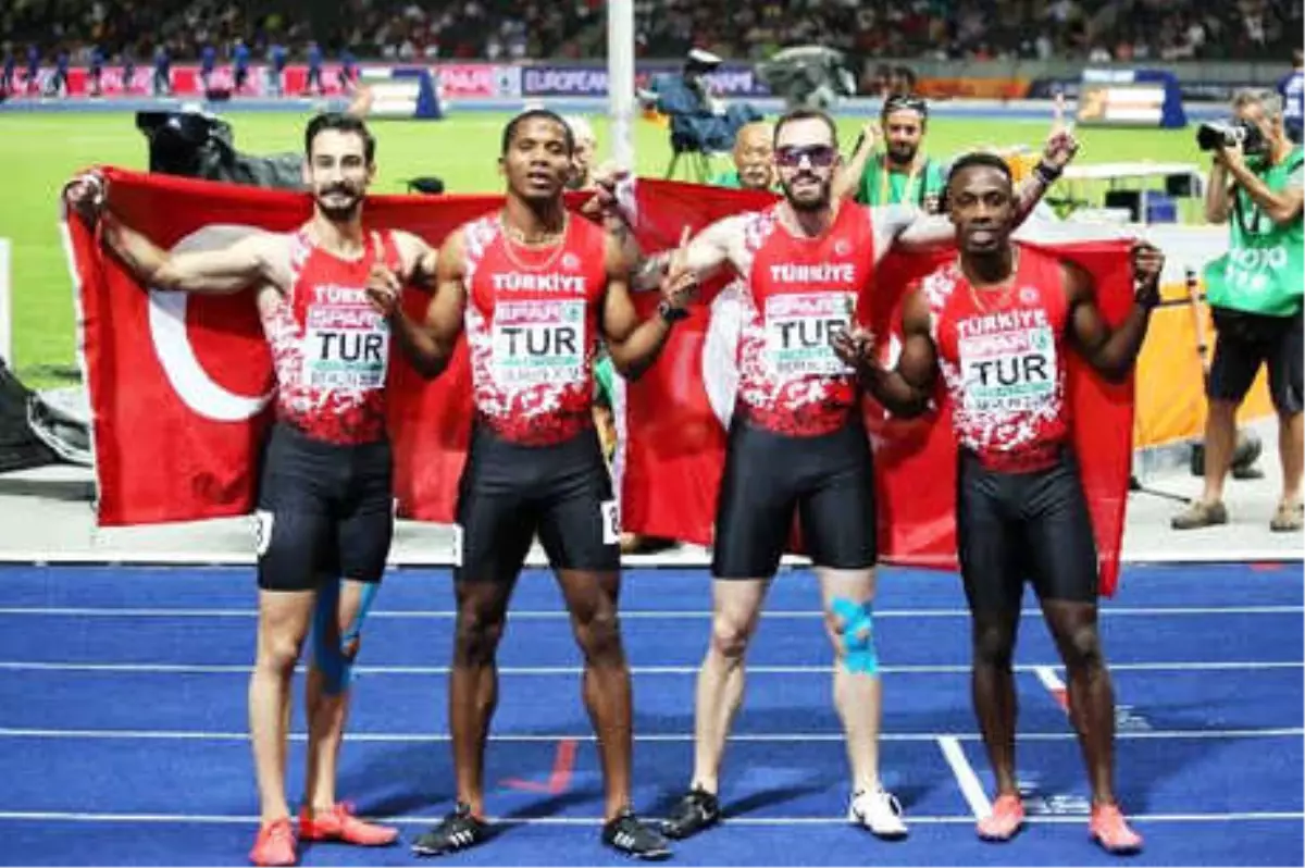 Türkiye, 4x100 Metrede Avrupa İkincisi Oldu!