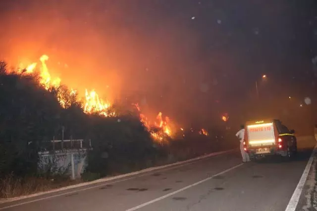Adıyaman'da Korkutan Bahçe Yangını