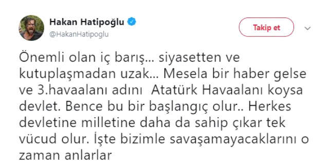 Hakan Hatipoğlu'ndan, Dikkat Çeken Dolar Paylaşımı!