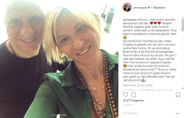 Ayşe Arman, Özlediği Eşi İçin Müstehcen Paylaşım Yaptı