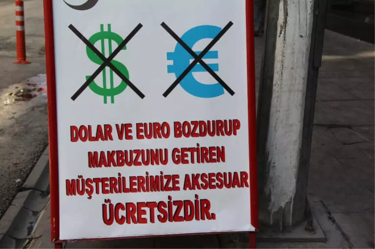 Dolar veya Euro Bozdurup Fişini Getirene Hediye Veriyor