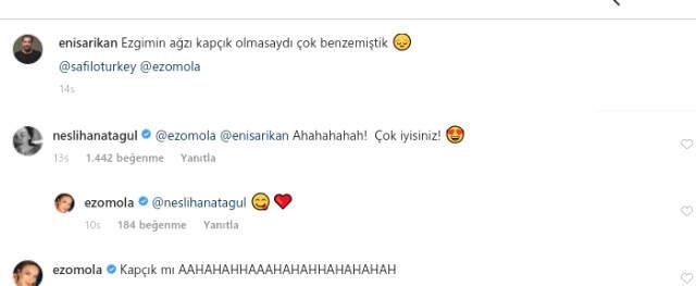 Enis Arıkan'ın ve Ezgi Mola ile Taklit Paylaşımı, Takipçilerini Kahkahaya Boğdu
