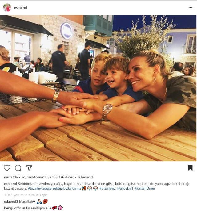 Esra Erol, Kadın Takipçisine Hakaret Eden Eşi Ali Özbir'e Fotoğrafla Destek Verdi
