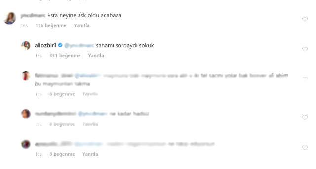Esra Erol, Kadın Takipçisine Hakaret Eden Eşi Ali Özbir'e Fotoğrafla Destek Verdi