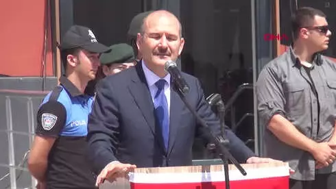 Hakkari Bakan Soylu, Astsubay Eşi ile 10 Aylık Bebeğinin Şehit Olduğu Bölgede Hd