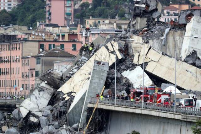İtalya'da Çöken Morandi Köprüsü'nün Kalan Kısımları Yıkılacak