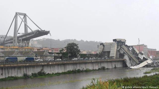 İtalya'da Çöken Morandi Köprüsü'nün Kalan Kısımları Yıkılacak