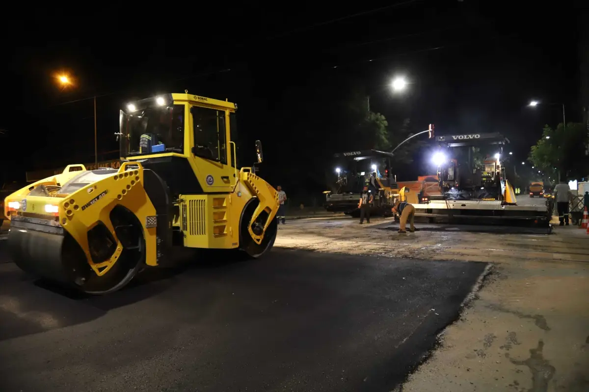 Kent Merkezinde Asfalt Çalışmaları Hız Kesmiyor