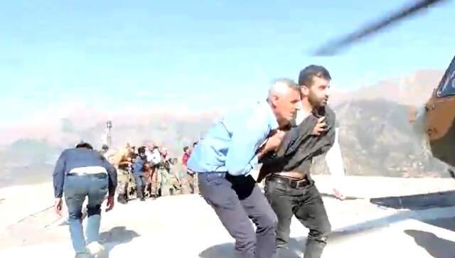 Hakkari'deki Trafik Kazasında Yaralanan 8 Vatandaş, Askeri Helikopterle Hastaneye Götürüldü