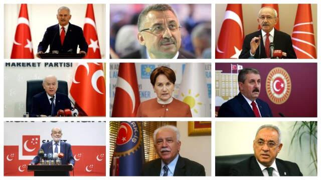 Liderlerin Bayram Programları Belli Oldu