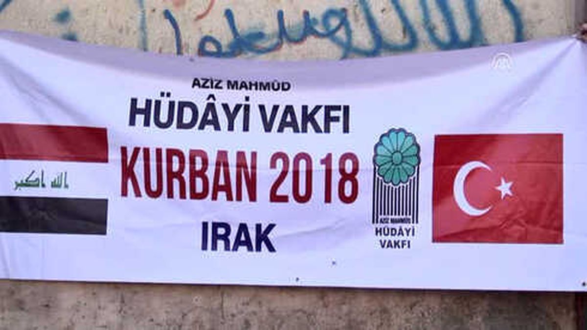 Hüdayi Vakfı'ndan Erbil'de Kurban Yardımı