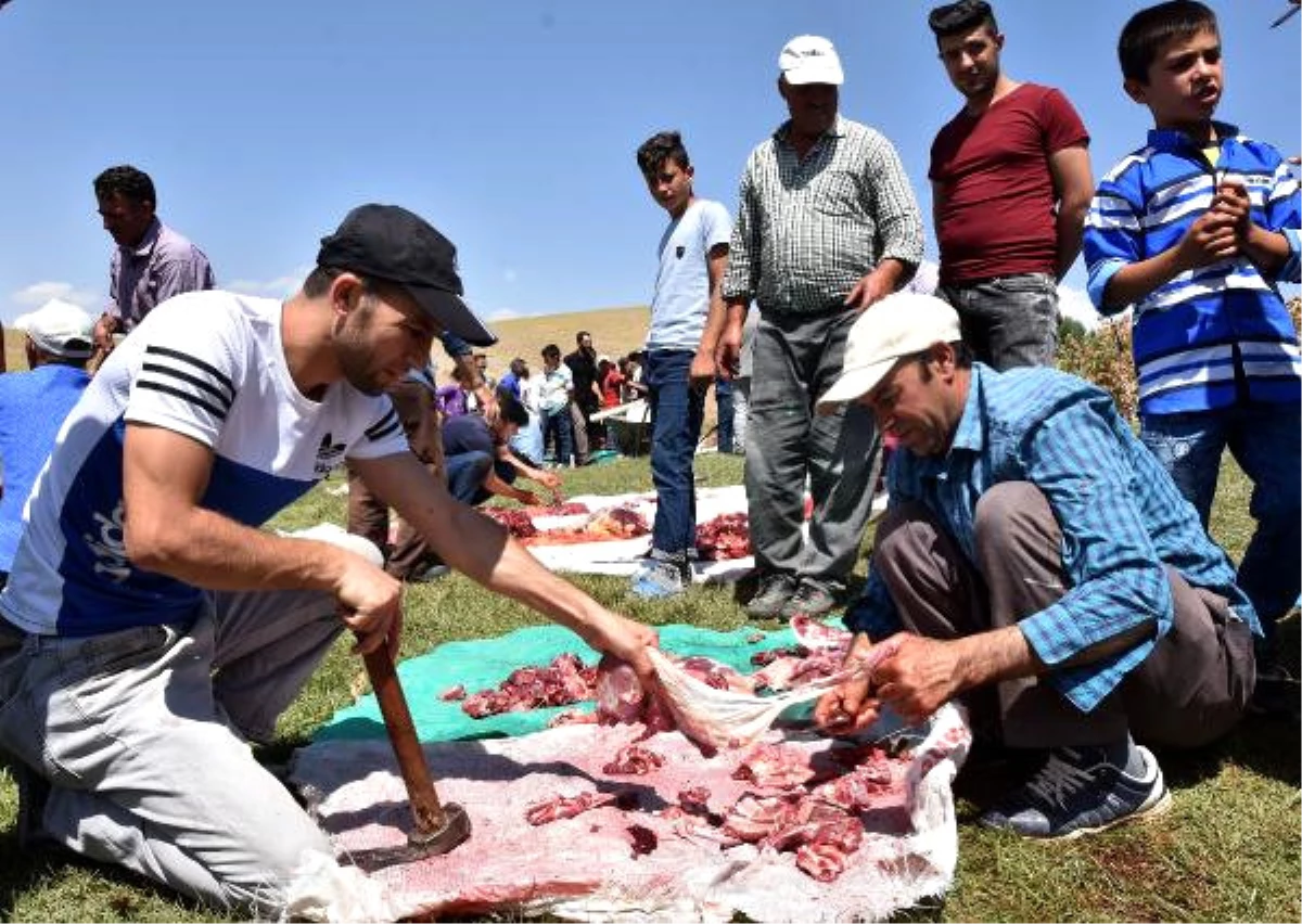 Mahallede Kesilen Kurban Etleri Toplanıp, Herkese Eşit Dağıtılıyor