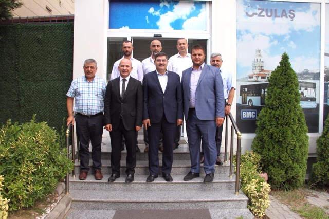 AK Parti İlçe Başkanı Mahmut Eminmollaoğlu, Özulaş Başkanı Sedat Şahin'i Ziyaret Etti