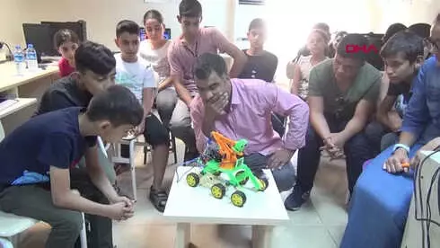 Şanlıurfa Yaz Kursunda, Dört İşlem Sorusu Çözen Robot Ürettiler Hd