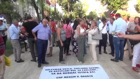 Mersin CHP'lilerden Cumartesi Anneleri'ne Müdahaleye Tepki Mersin CHP'lilerden Cumartesi Anneleri'ne Müdahaleye Tepki