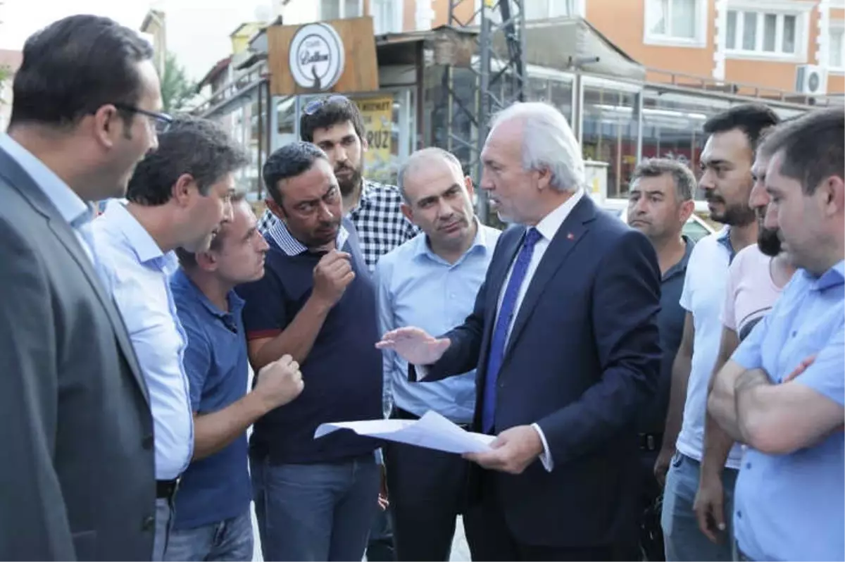 Başkan Saraçoğlu, Alt Yapı Çalışmalarını Yerinde İnceledi