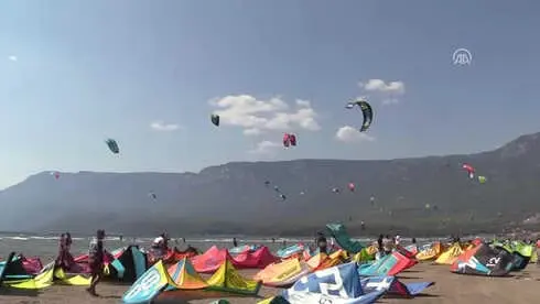 Gökova Körfezi'nde Rüzgar Sörfü Yoğunluğu
