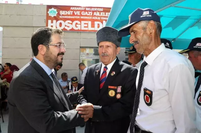 Aksaray'da, Şehit ve Gazi Aileleri Koordinasyon Merkezi Açıldı Aksaray'da, Şehit ve Gazi Aileleri Koordinasyon Merkezi Açıldı