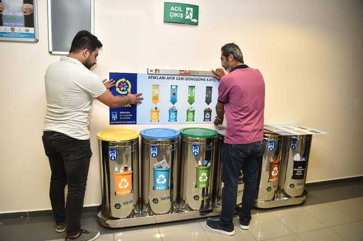 Ankara Büyükşehir Belediyesinden Sıfır Atık Projesi'ne Destek