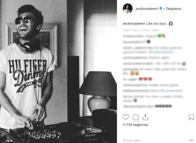 DJ'lik Yaptığı Görüntüleri Ortaya Çıkan Seçkin Özdemir, Ses Mikserinin Başında Poz Verdi
