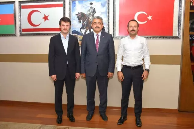 Kuyucak ve Yenipazar Kaymakamlarından Başkan Alıcık'a Veda Ziyareti