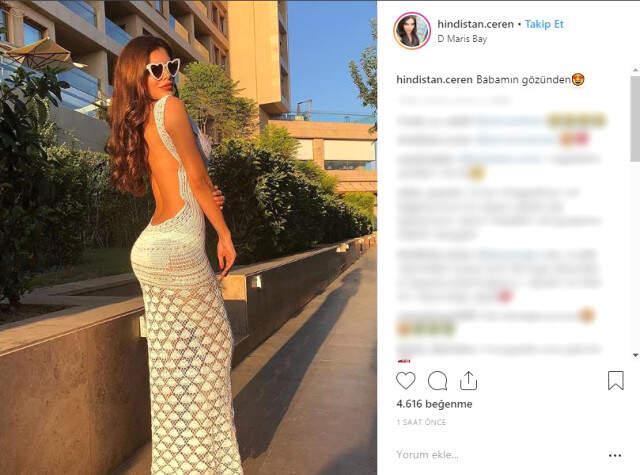 Ünlü oyuncu Ceren Hindistan'dan, Nefes Kesen Paylaşım