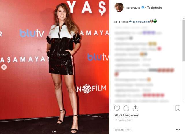 Ünlü Oyuncu Serenay Sarıkaya, Kerem Bursin'i Yalnız Bırakmadı