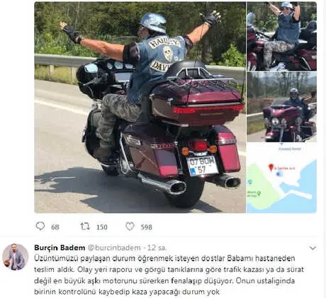 İsmet Badem, Fenalaşınca Kaza Meydana Gelmiş İsmet Badem, Fenalaşınca Kaza Meydana Gelmiş