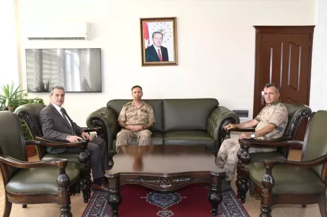 Tuğgeneral Cavlak Vali Kalkancı ile Bir Araya Geldi