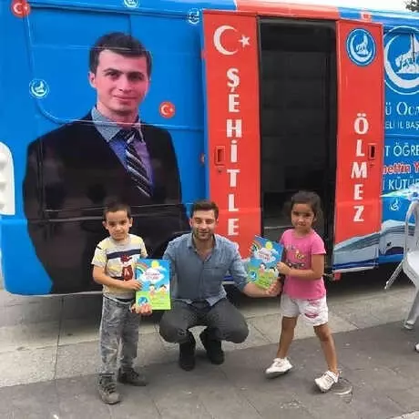 Şehit Öğretmenin Adının Verildiği Gezici Kütüphane Çocuklarla Buluşuyor