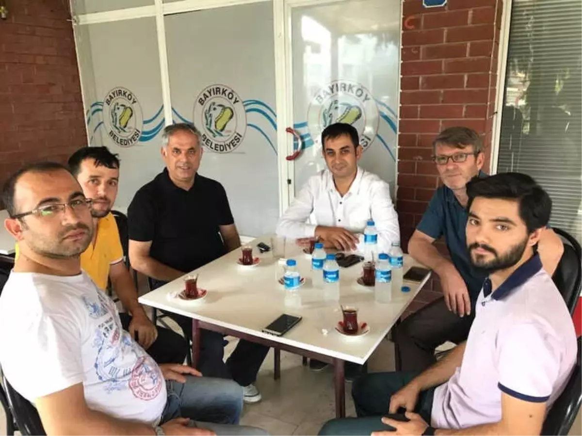 AK Parti İlçe Başkanı Akın, Başkan Yaman ile Bir Araya Geldi