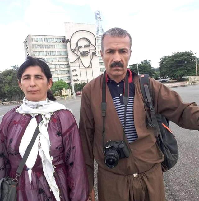 Şırnaklı çiftçi, eşi ile dünyayı geziyor
