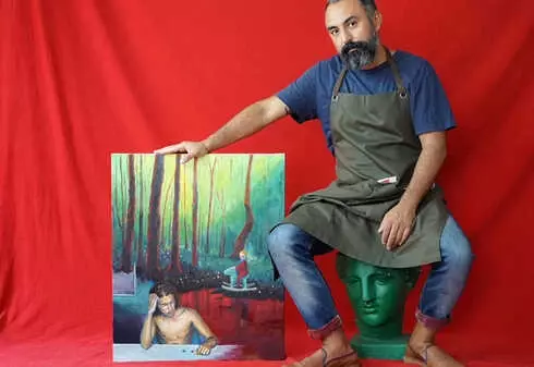 Cankat Kalyoncu'nun 'Paralel Evrenlerde Varoluş' Sergisi Sanatseverlerle Buluşuyor