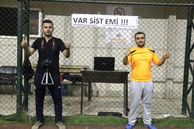 Şanlıurfa'da Halı Sahada VAR Sistemi Uygulanmaya Başladı