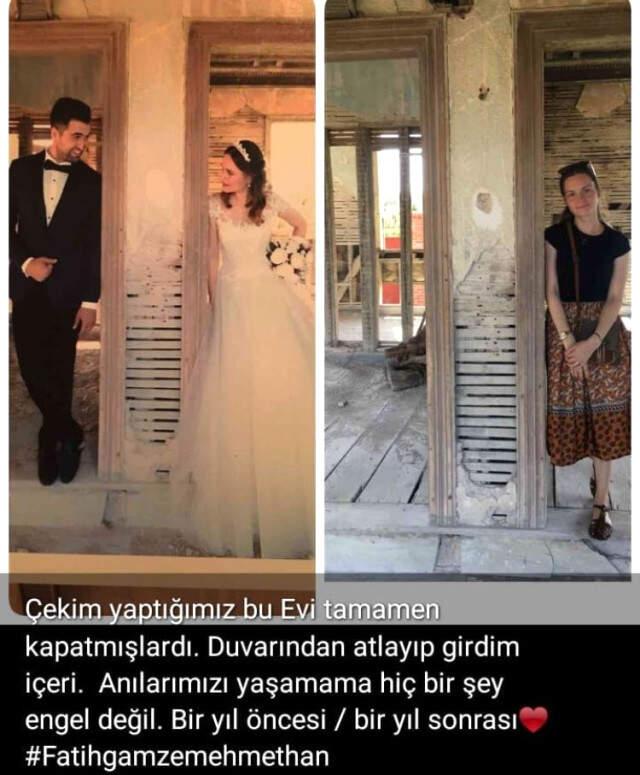 Afrin Şehidin Eşi, Düğün Fotoğraflarının Aynısını Tekrardan Tek Başına Çektirdi