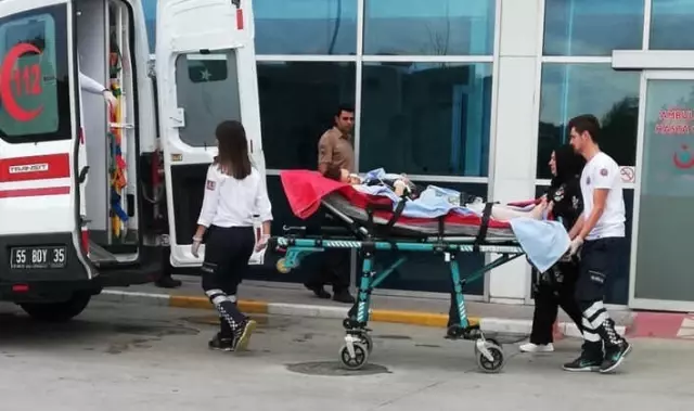 Fazla Miktarda İlaç İçen Kadın Samsun'a Sevk Edildi