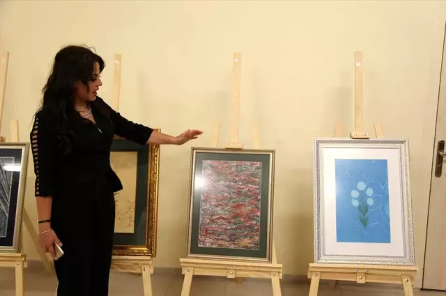 İbradı'da Ebru ve Taş Süsleme Sergisi